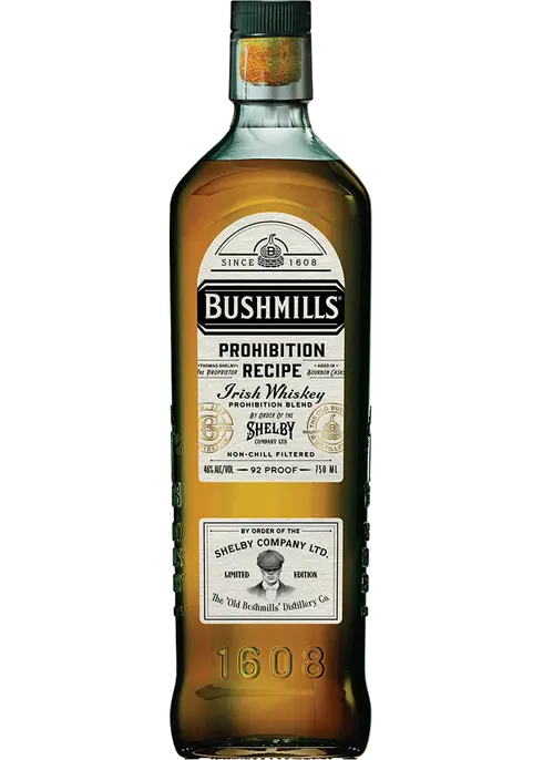 Bushmills Prohibition Recipe Limited Edition Irish Whiskey