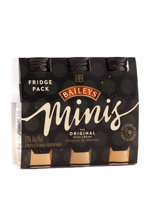 baileys im kühlschrank aufbewahren Baileys Irish Cream Fridge Pack 3x100ML