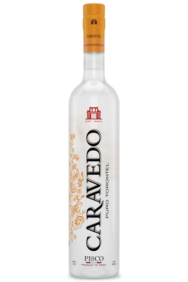 Caravedo Pisco Puro Torontel 750ML - Pisco | Shop Online at Bottlestork