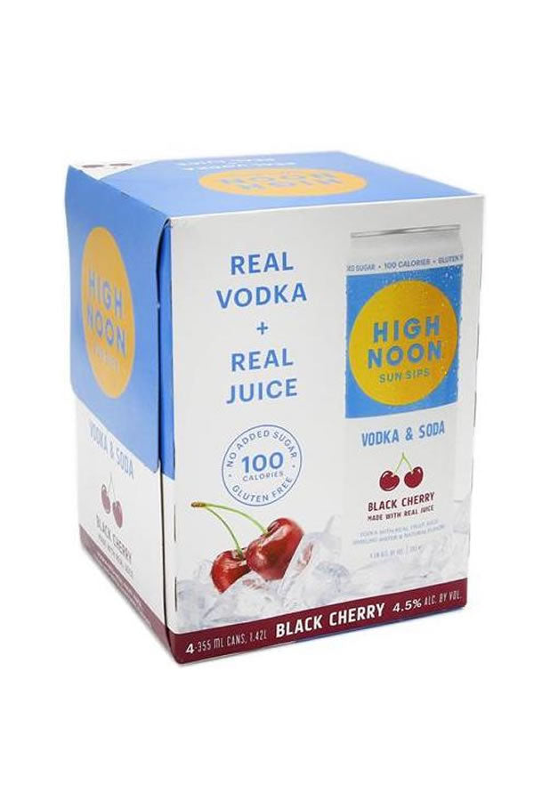 High Noon Vodka & Soda Black Cherry 4 Pack