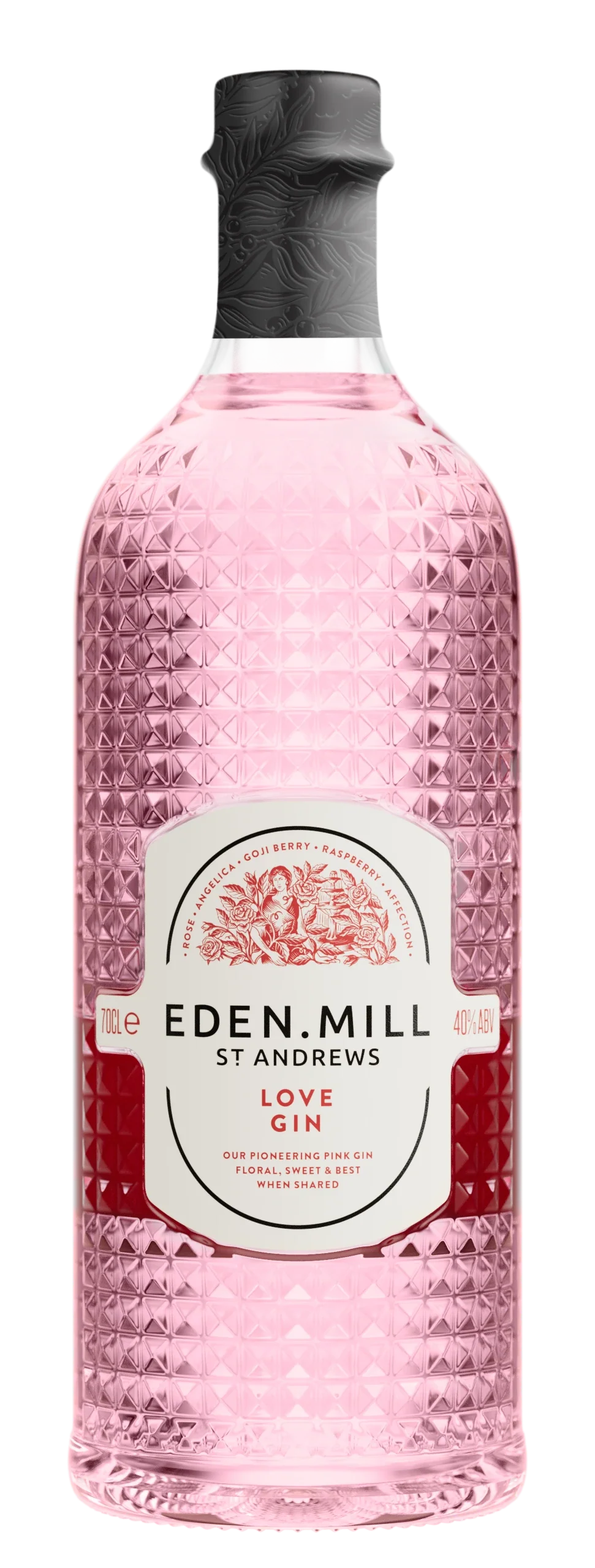 Eden Mill Love Gin 700ML | Premium Pink Gin with Floral Notes