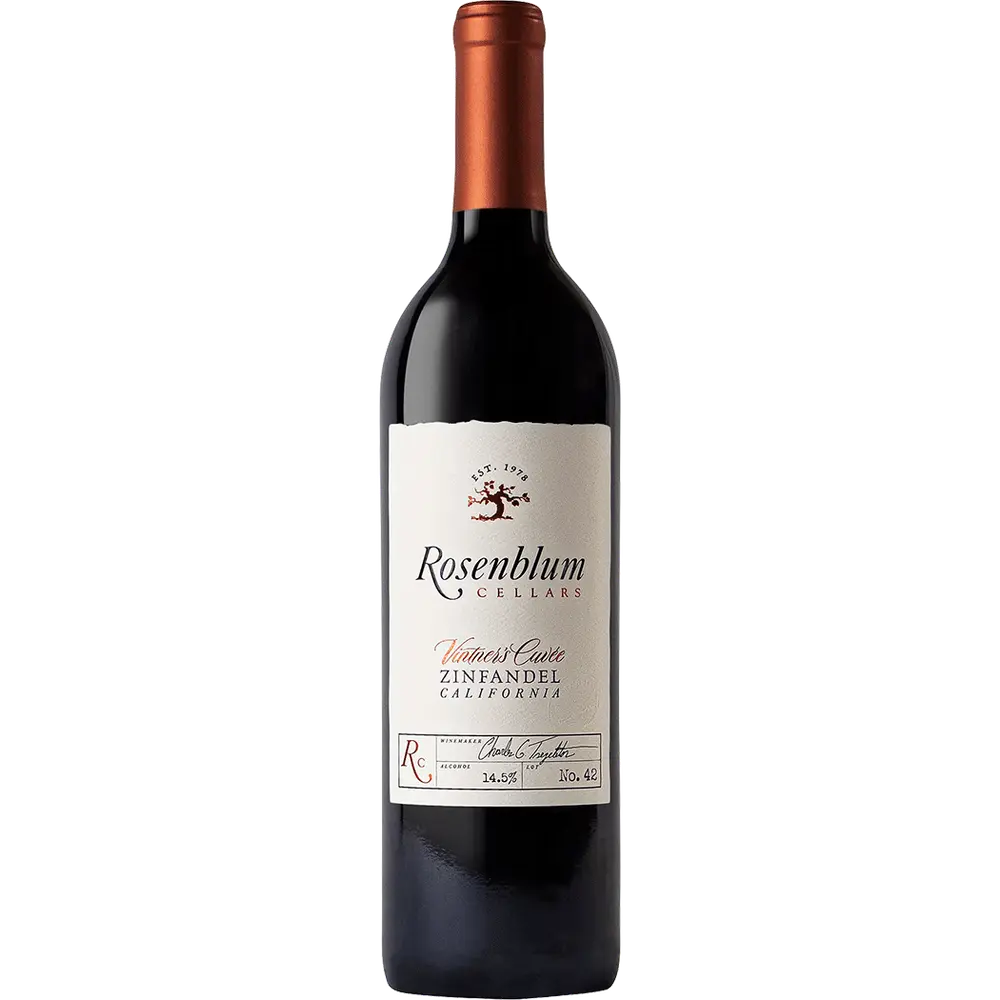 Rosenblum Vintners Collection Zinfandel - Bold California Red Wine