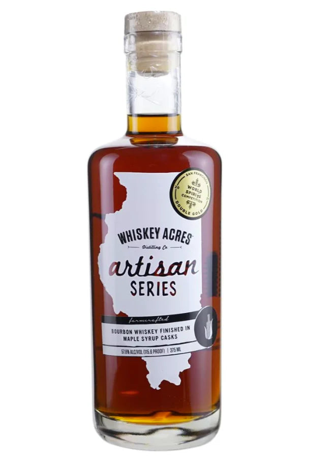 Whiskey Acres Maple Cask Barrel Strength Bourbon 750ML