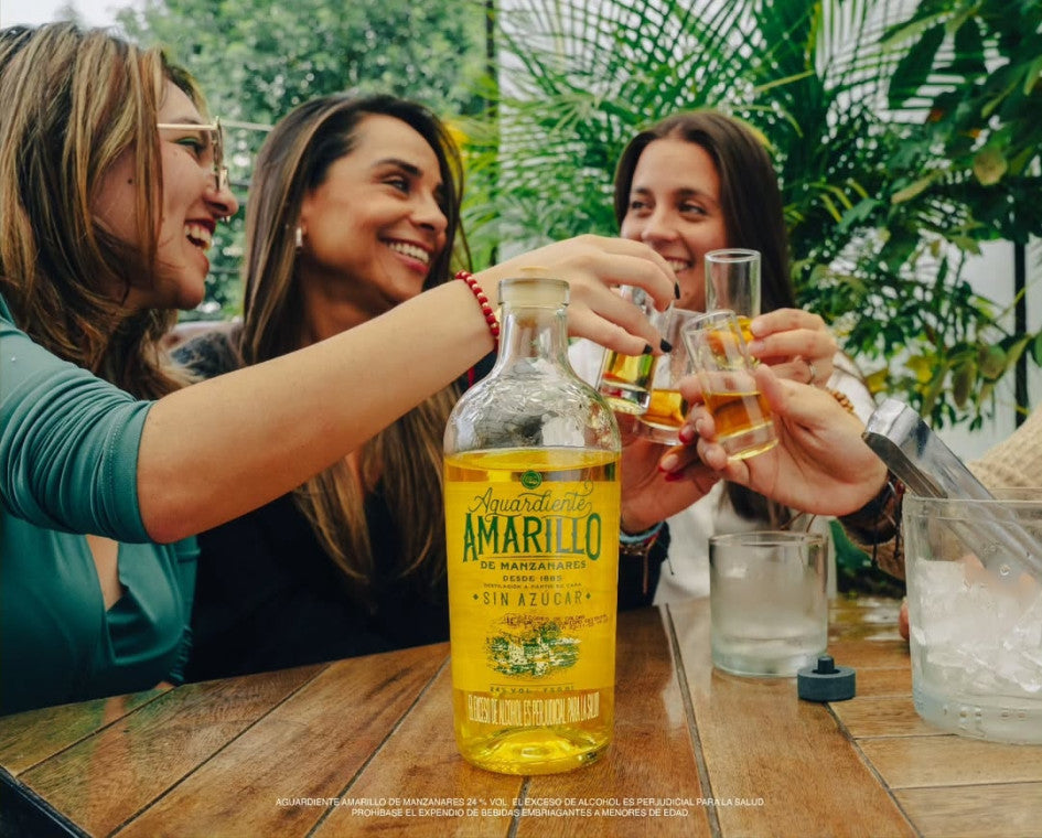 Aguardiente Amarillo de Manzanares 750ML