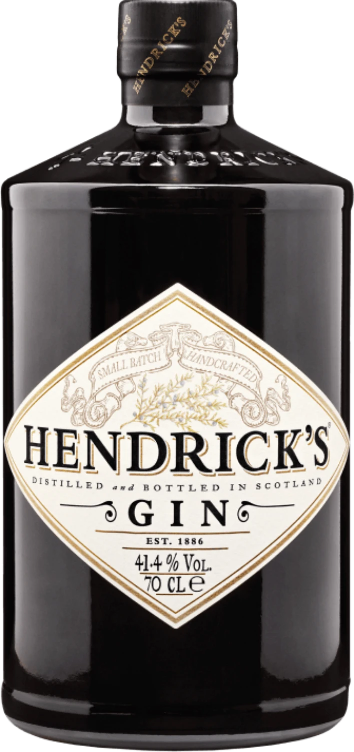 Hendrick’s Gin – premium Scottish small-batch gin with unique cucumber and rose infusion
