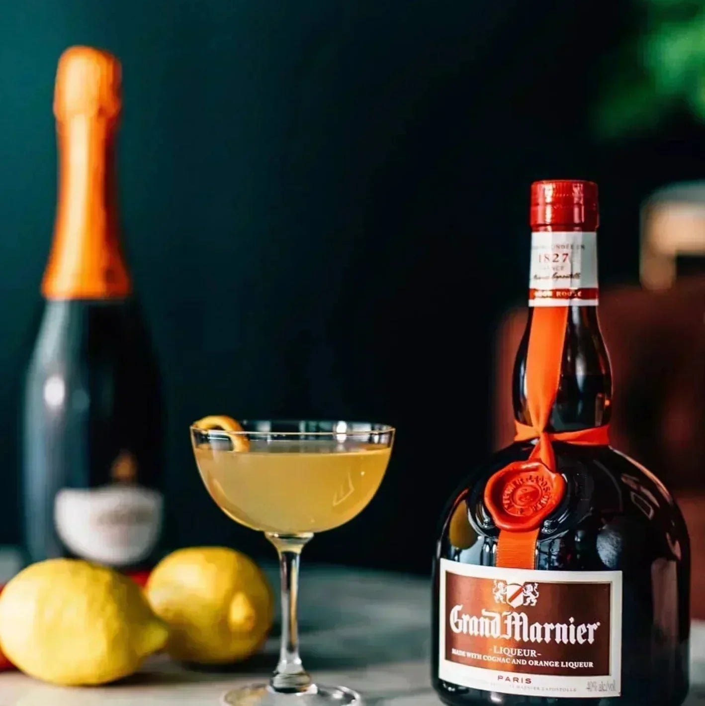 Grand Marnier with a cocktail