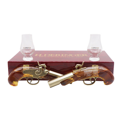 H.Deringer Bourbon Pistol Set with Glasses