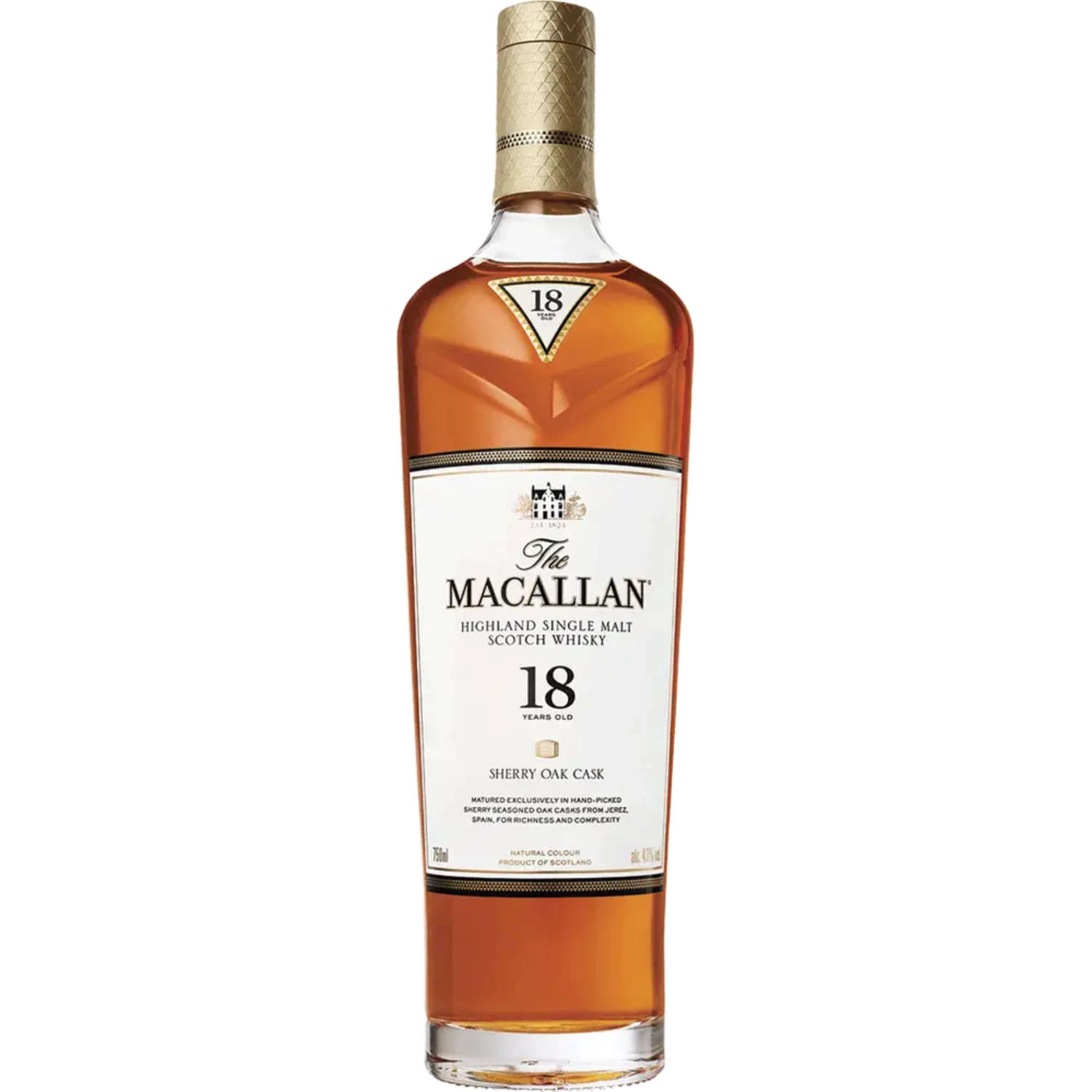 Macallan 18 Year Sherry Oak Single Malt Scotch