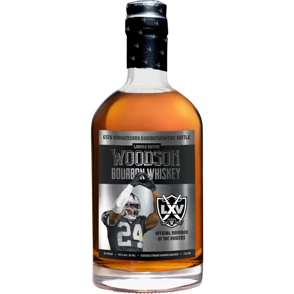 Woodson Whisky 65th Anniversary Charles Woodson Raiders Limited Edition