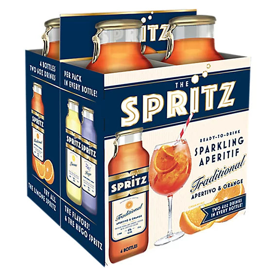 The Spritz Traditional Apertivo and Orange 4 Pack