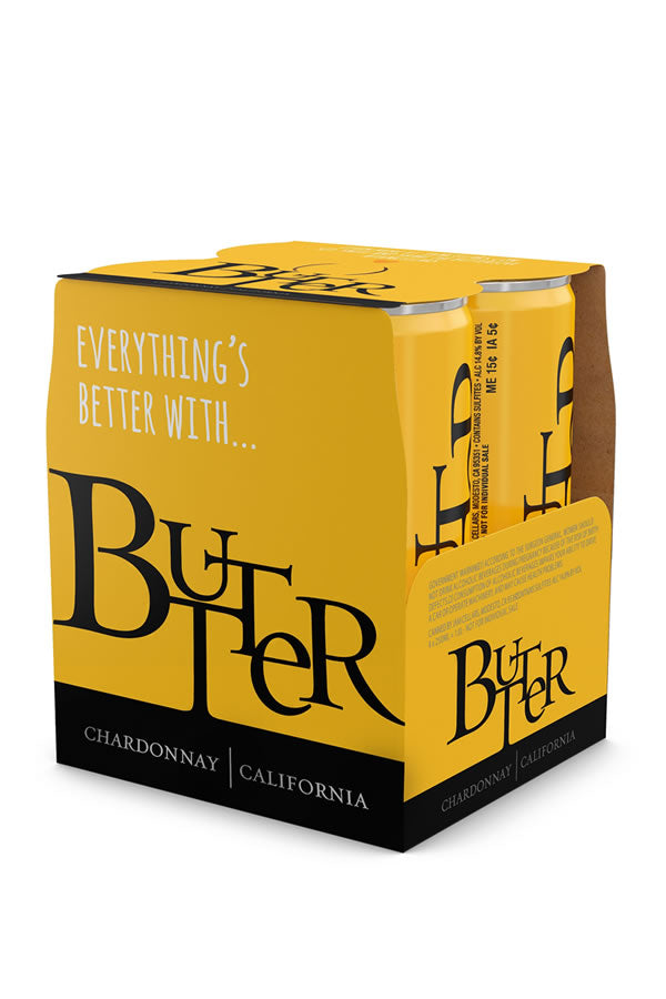 Butter Chardonnay Cans 4 Pack