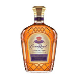Crown Royal Fine de Luxe whiskey bottle on a white background