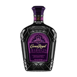 Crown Royal Marquis whiskey bottle with purple label on a white background