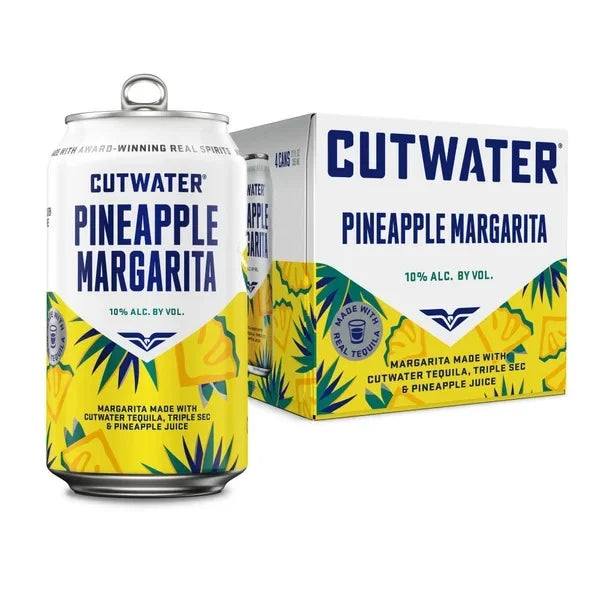 Cutwater Pineapple Margarita 4PK - Premixed Cocktail | Shop Online at Bottlestork