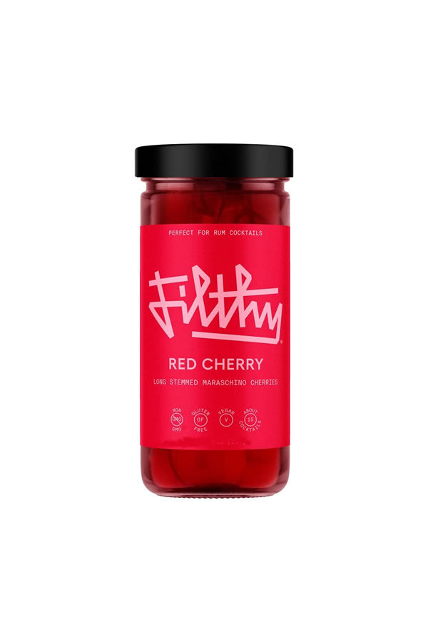 Filthy Red Cherries 8OZ - Garnish | Shop Online at Bottlestork