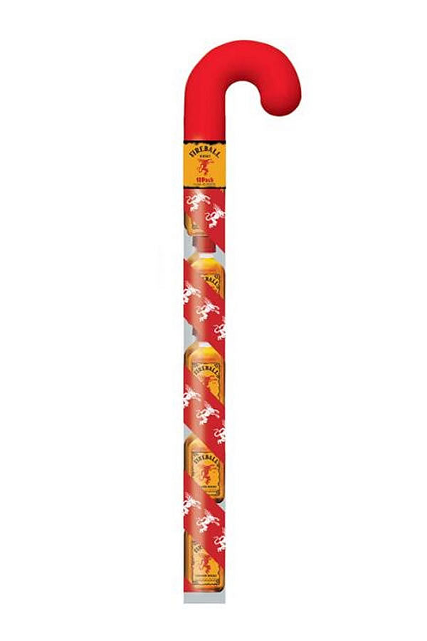 Fireball Cinnamon Whisky Candy Cane 10 Pack 50ML - Liqueur | Shop Online at Bottlestork