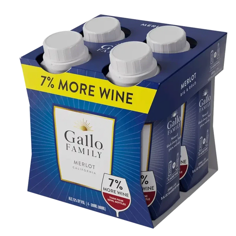 Gallo Family Vineyards Merlot 4Pk