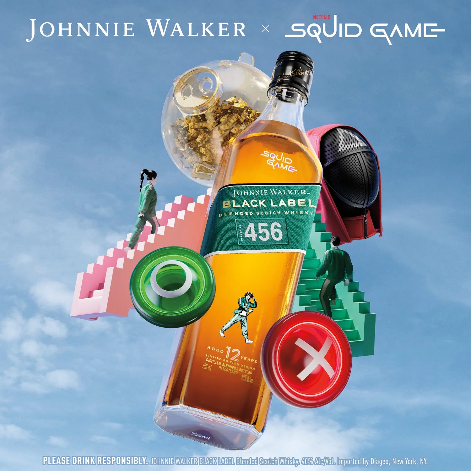 Johnnie Walker Black Label Squid Games Limited Edition