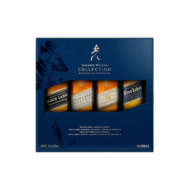 Johnnie Walker Collection Gift Set | 4 x 200ml Scotch Whiskies