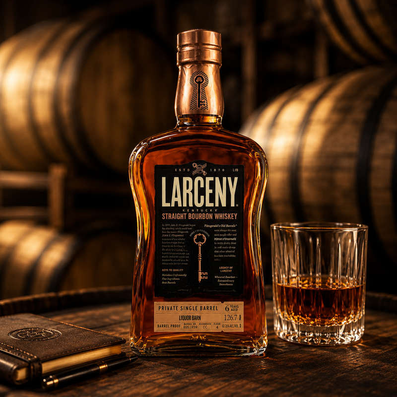 Larceny Barrel Proof BottleStork Single Barrel 750ML
