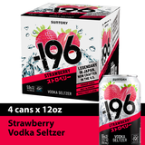 Minus 196 Strawberry Vodka Seltzer 4-Pack