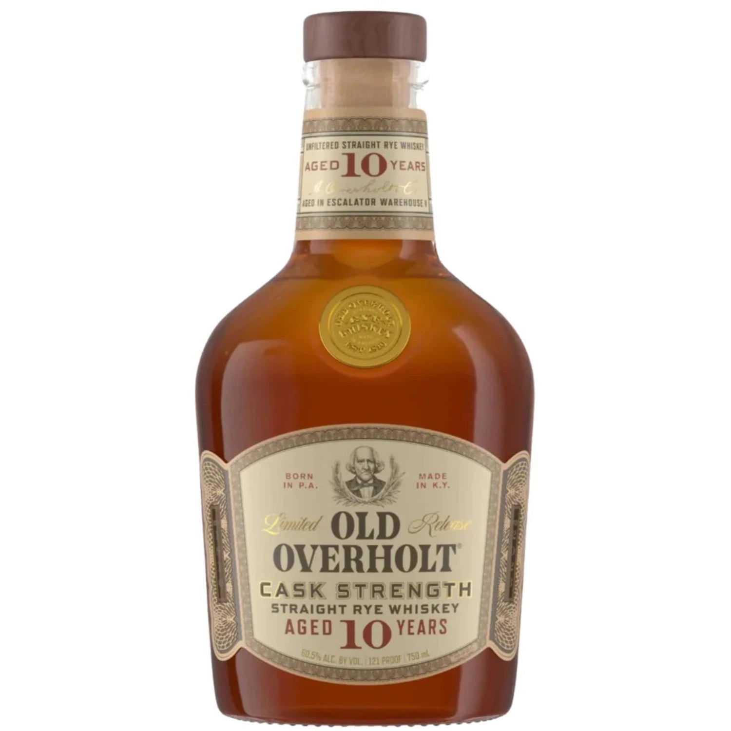 Old Overholt Cask Strength Limited Release 10 Year Straight Rye