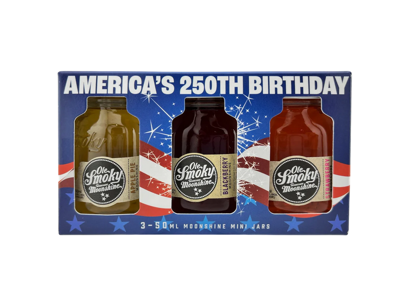 Ole Smoky 250th American Anniversary Edition 3 Pack