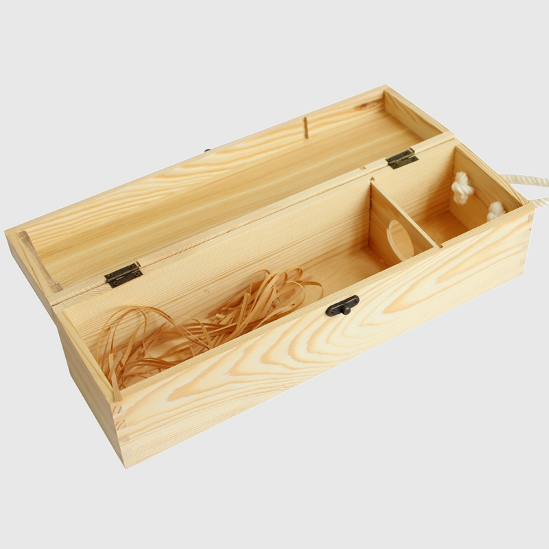 Wooden BottleStork Gift Box