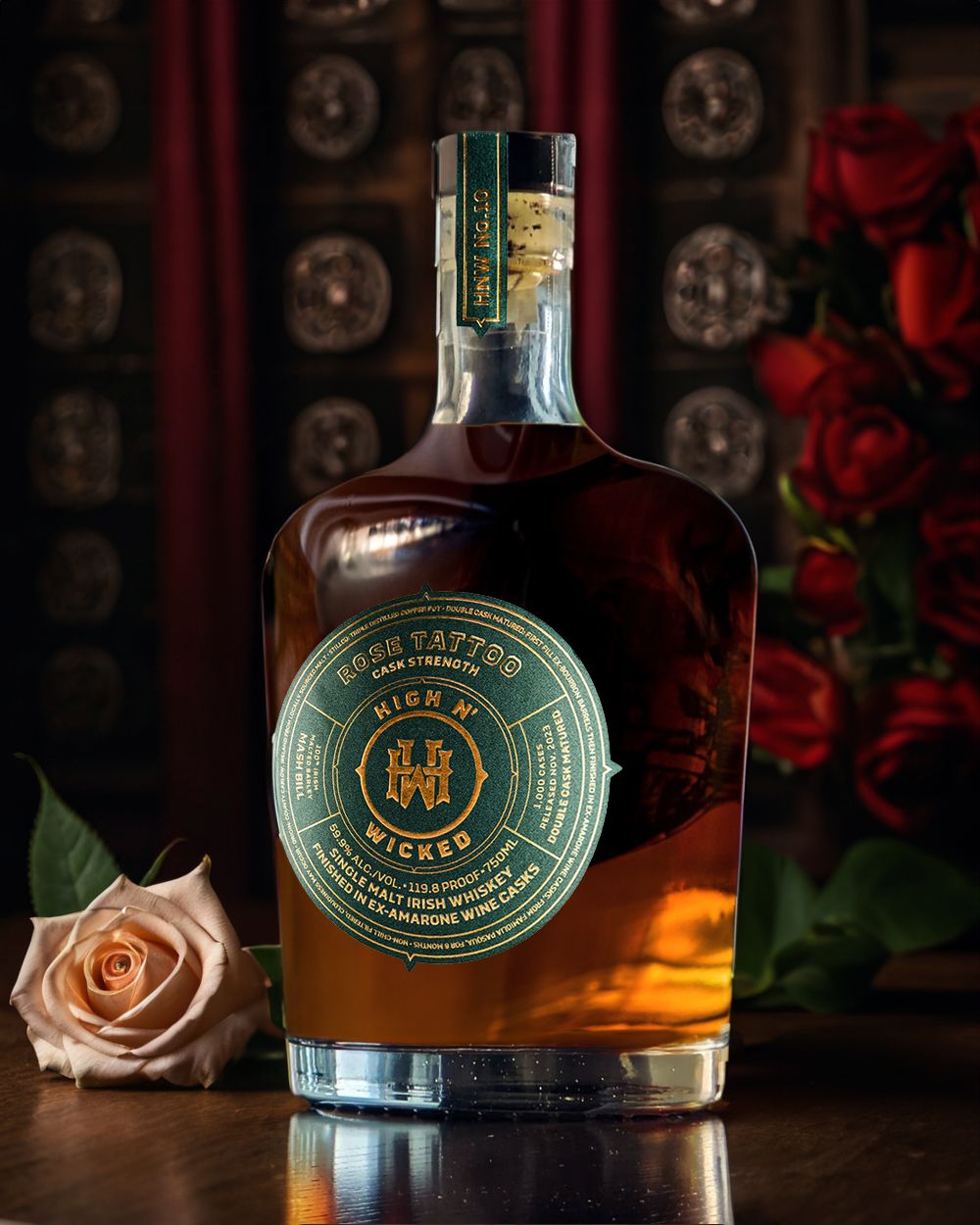 High N' Wicked Rose Tattoo Irish Whiskey