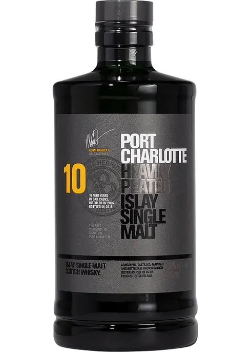 Port Charlotte 10 Year Heavily Peated 750ML - Single Malt Scotch | Shop Online at Bottlestork