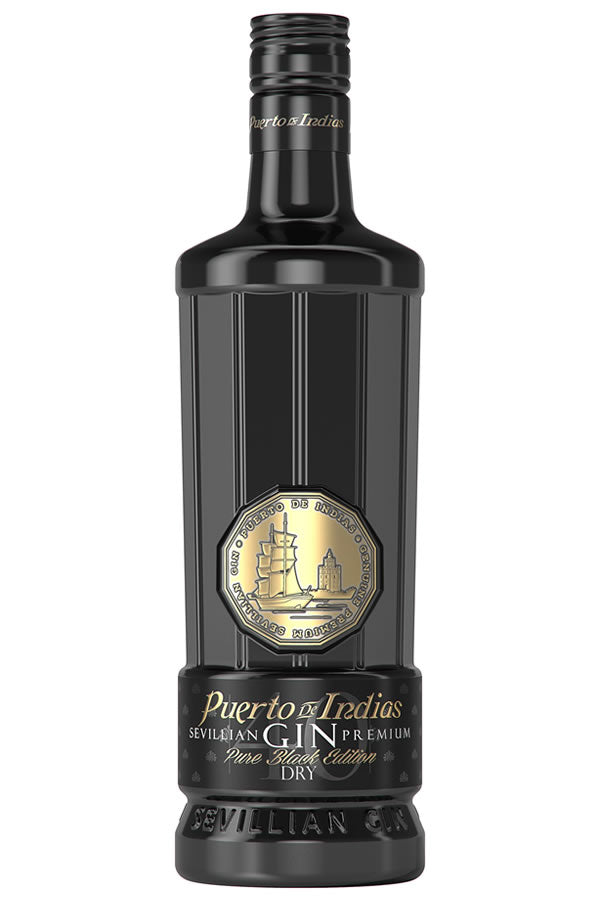 Puerto de Indias Pure Black Gin 750ML - Gin | Shop Online at Bottlestork