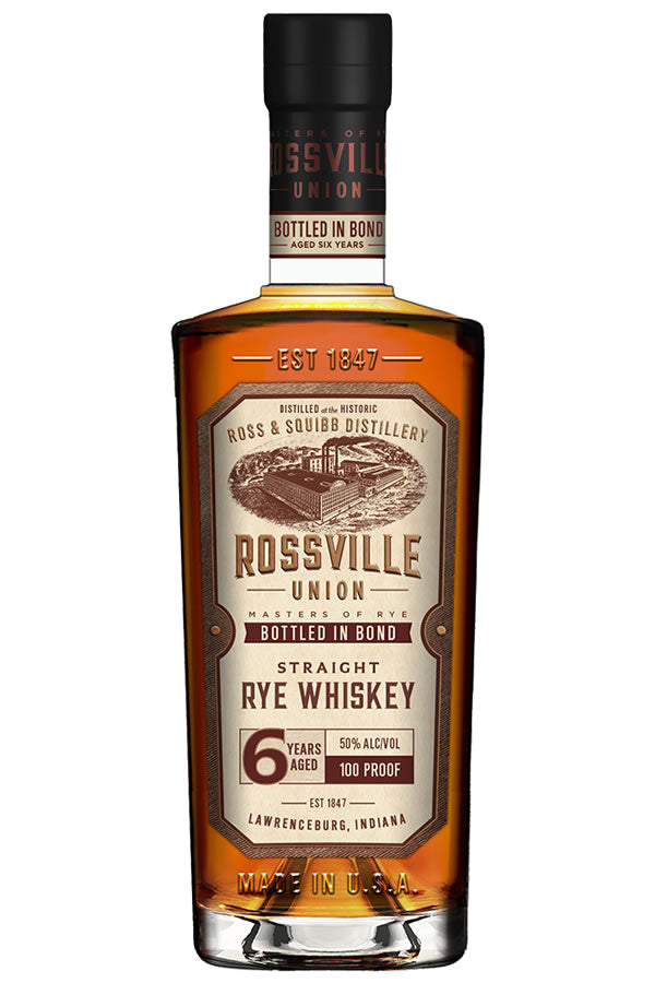 Rossville Union Bottled in Bond 6 Year Rye 750ML - Rye | Shop Online at Bottlestork