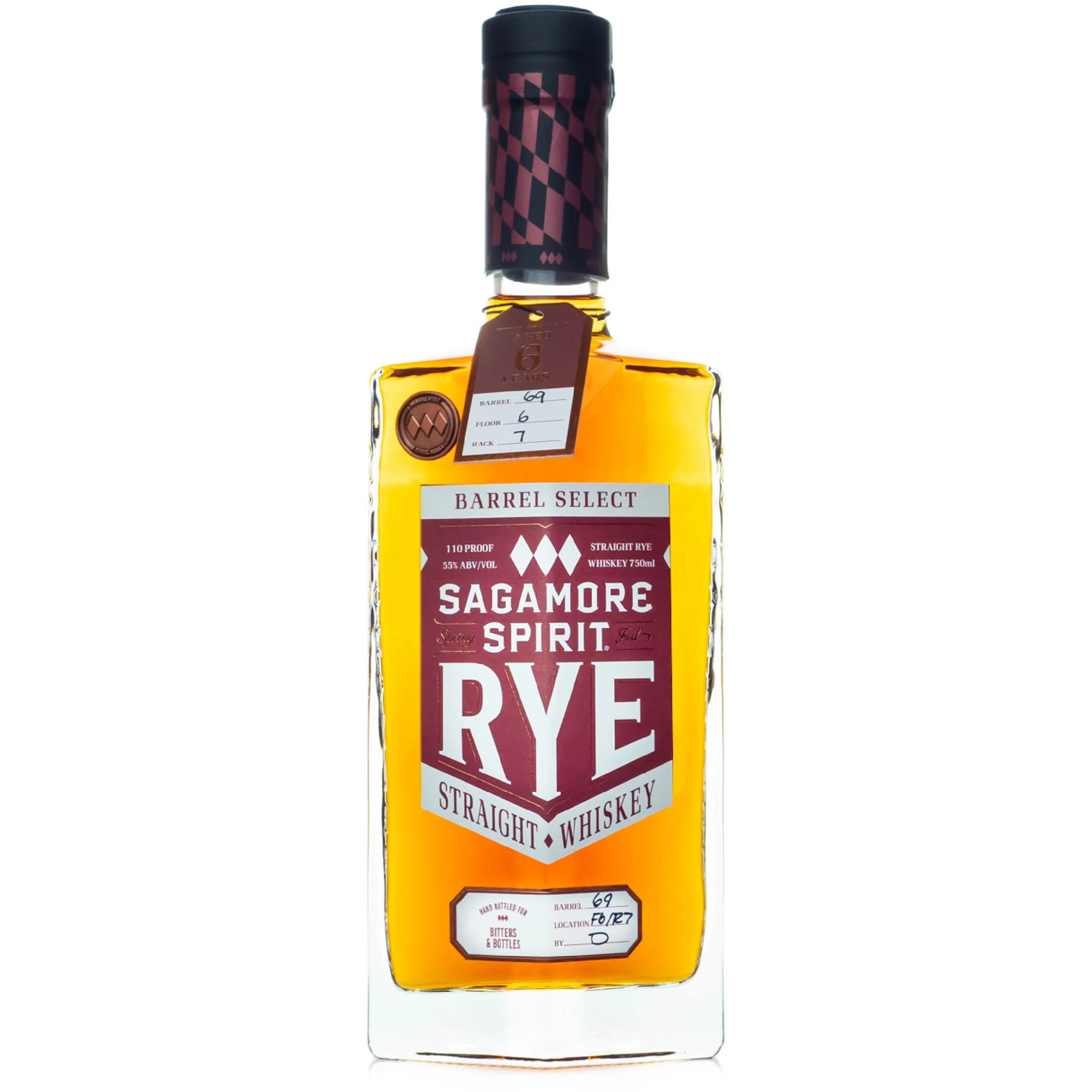 Sagamore Spirit Rye Barrel Select #55 Bourbon Enthusiast 6 Year