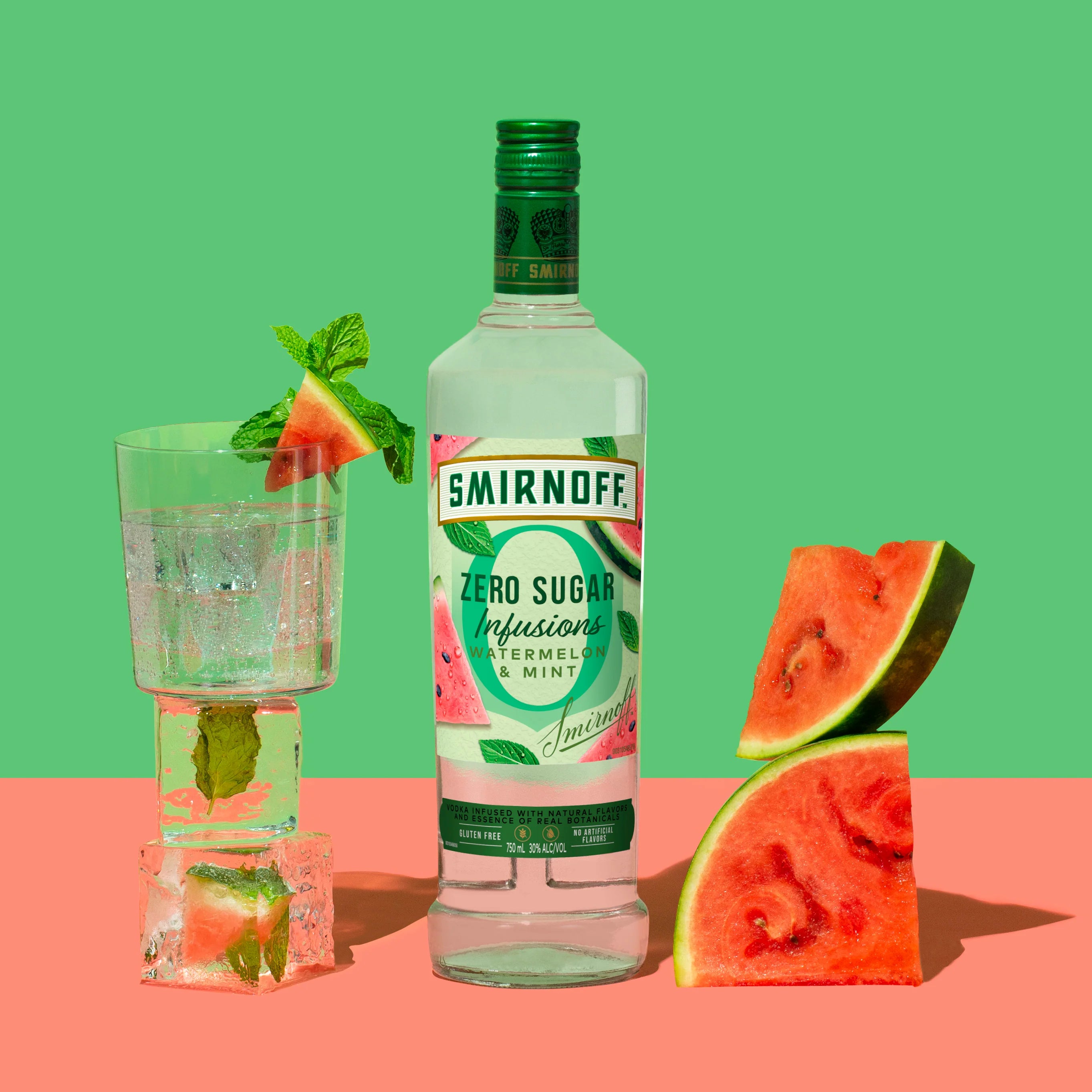 Smirnoff Infusions Zero Sugar Watermelon and Mint