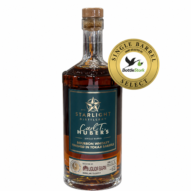 Starlight Carl. T Huber's Tokaji Finished Bourbon Single Barrel 750ML