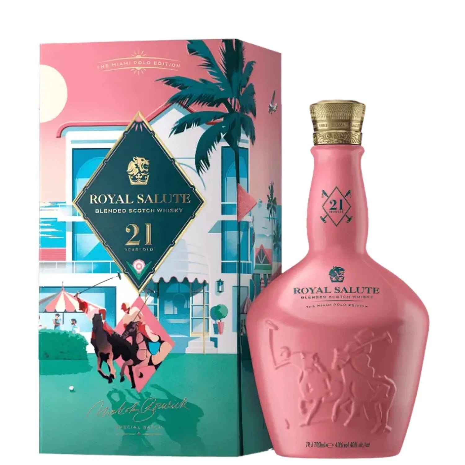 Royal Salute The Miami Polo Edition Blended Scotch Whisky 21 Year