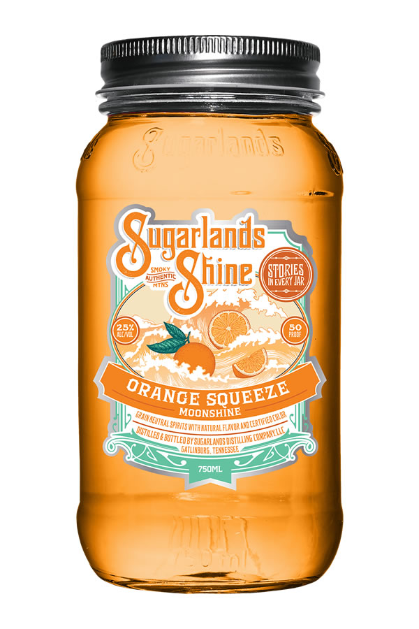 Sugarlands Orange Squeeze Moonshine 750ML - Flavored Whiskey | Shop Online at Bottlestork