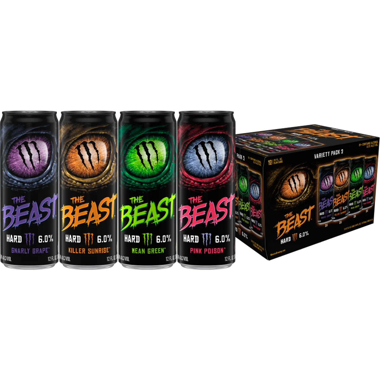 The Beast Hard Seltzer Variety 2 12Pk