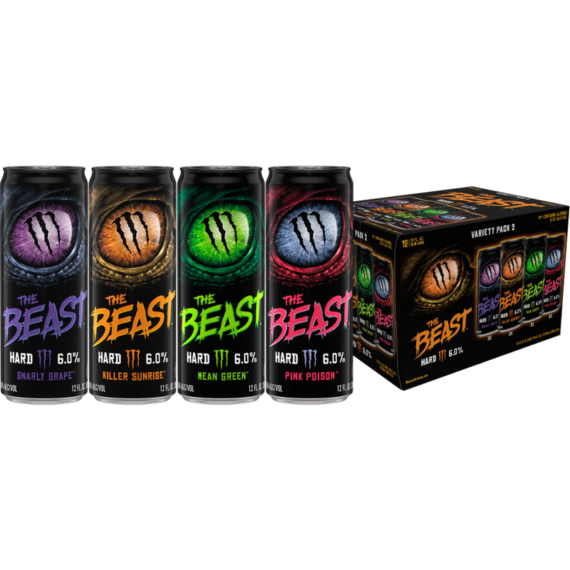 The Beast Hard Seltzer Variety 2 12Pk