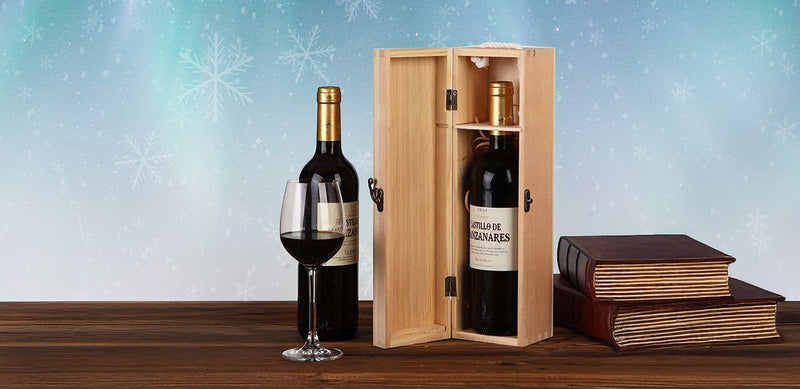 Wooden BottleStork Gift Box