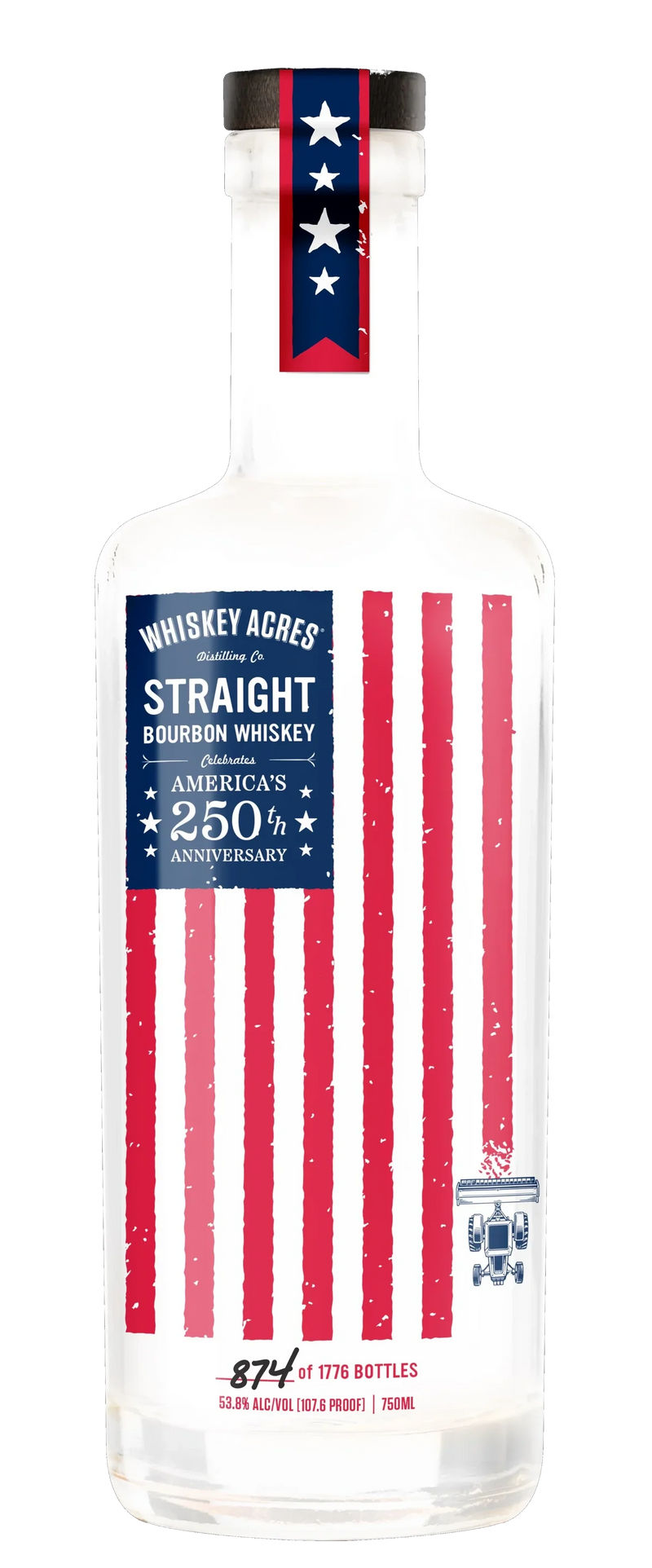 Whiskey Acres Farm Crafted America 250 Bourbon 750ML