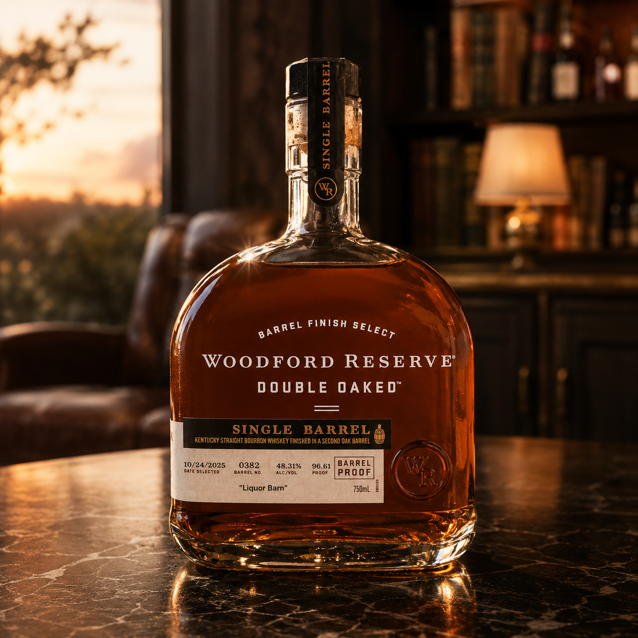 Woodford Reserve Select Single Double Oaked Bourbon Barrel Proof 750ML