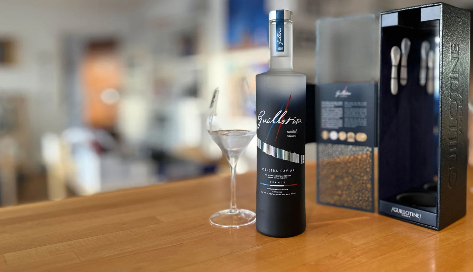 Guillotine Ossetra Caviar Limited Edition Vodka