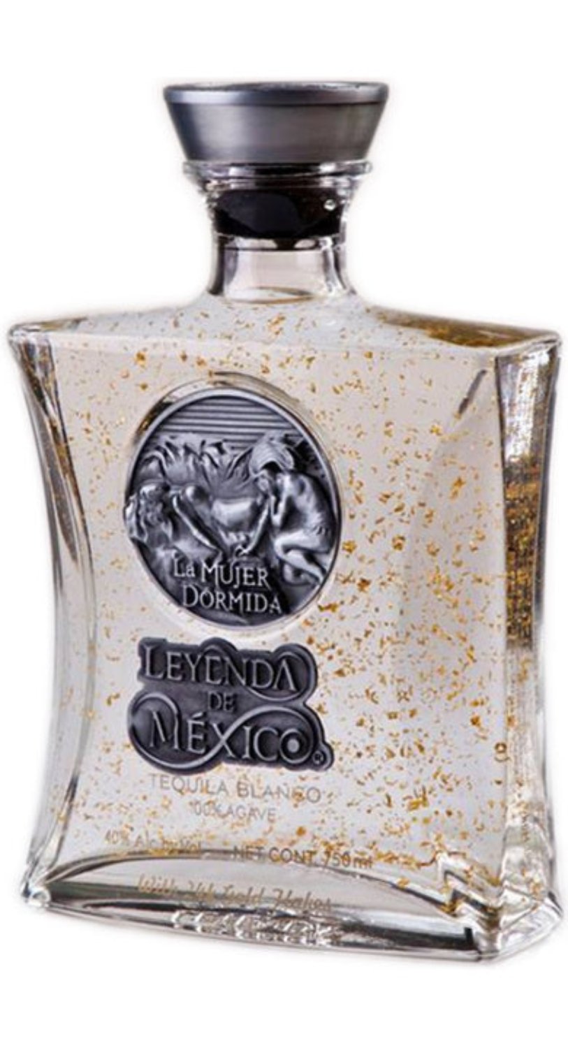 Leyenda De Mexico 24k Gold Blanco Tequila